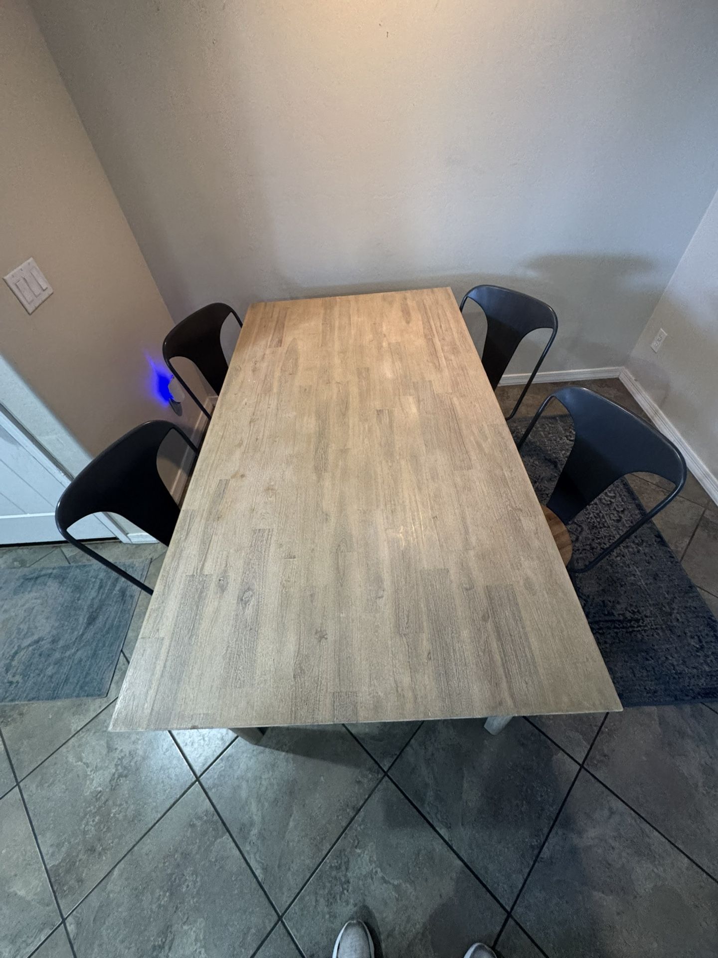 Dining Table & Chairs from Crate And Barrel