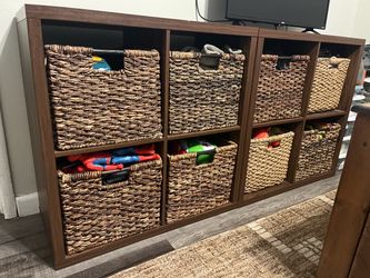 2 Cube Storage organizers Shelf with Baskets