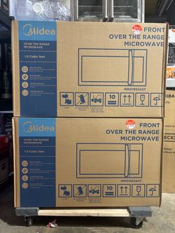 Midea Front Over The Range Microwave 1.9 Cubic Feet