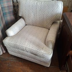 Arm Chair with ottoman