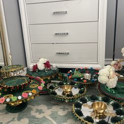 Handmade Henna Night Trays (henna Night And Wedding) 