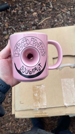 Brand New Never Used Voodoo Donuts Mug
