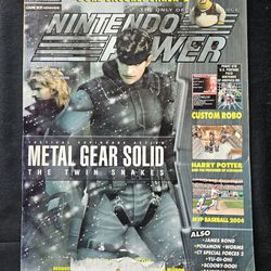 Nintendo Power Volume 179 - Metal Gear Solid Twin Snakes + Poster
