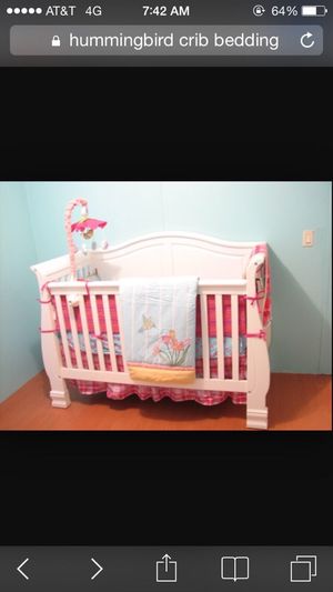 Hummingbird Sweet Stitches Crib Bedding Set Crib Not Included