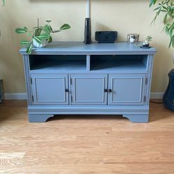 Beautiful blue/gray Cabinet Console