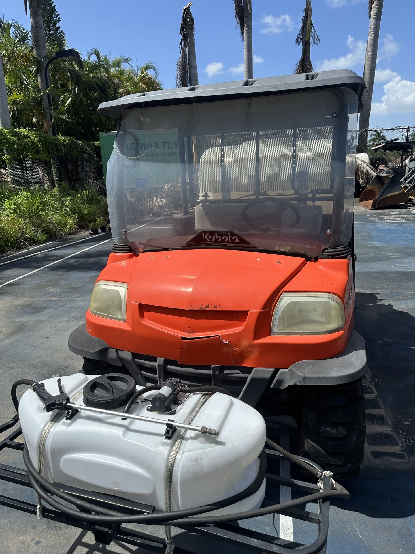 PEST CONTROL SPRAYER RIG, RTV 900 KUBOTA, SPOT SPRAYER, 200 GALLON
