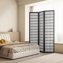 Japanese Minimalist Style Room Divder, 3 Panel