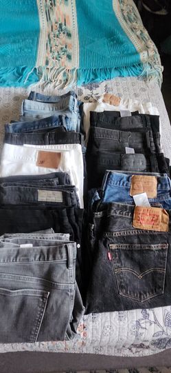 Levis and another brand jeans lot
