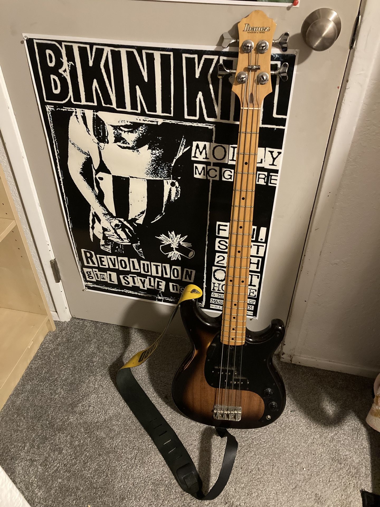 Vintage Ibanez Electric Bass Guitar