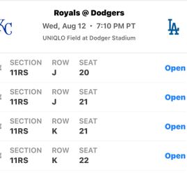 Dodger tickets
