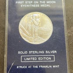 Silver Coin Moon Landing 1 Oz