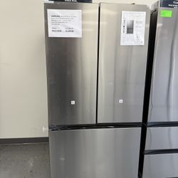 Samsung Bespoke 30 cu. ft. 3-Door French Door Smart Refrigerator with Autofill Water Pitcher in Stainless Steel, Standard Depth