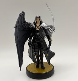 Super Smash Brothers Figurine Figure Amiibo Sephiroth (USA) Check Sword