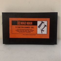 Mad Man 12 Function Hammer Tool.with Pouch