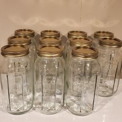 11 mason jars