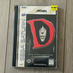 D Game For Sega Saturn RARE
