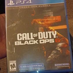 PS4 Video Game Call Of Duty 6 In Perfect Condition 