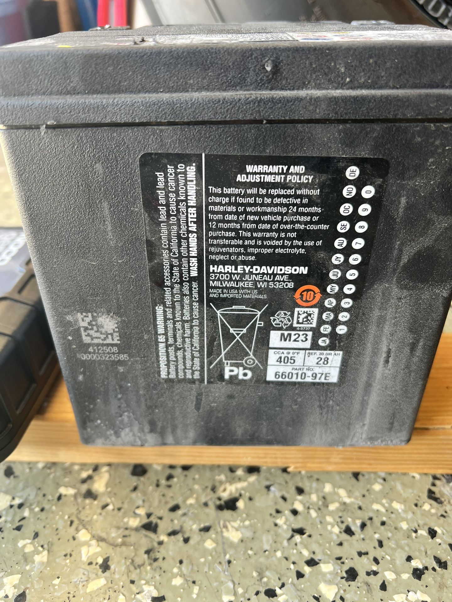 Harley Davidson Battery