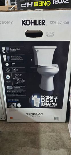 Kohler Highline Arc Elongated Toilet White
