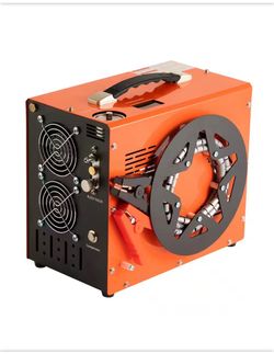NEW IN BOX Shop VEVOR PCP Air Rifle Pump 0.4 Gal. 4500Psi Portable Electric Air Compressor 30Mpa Auto-stop with Built-in Water/Oil Adapter Fan