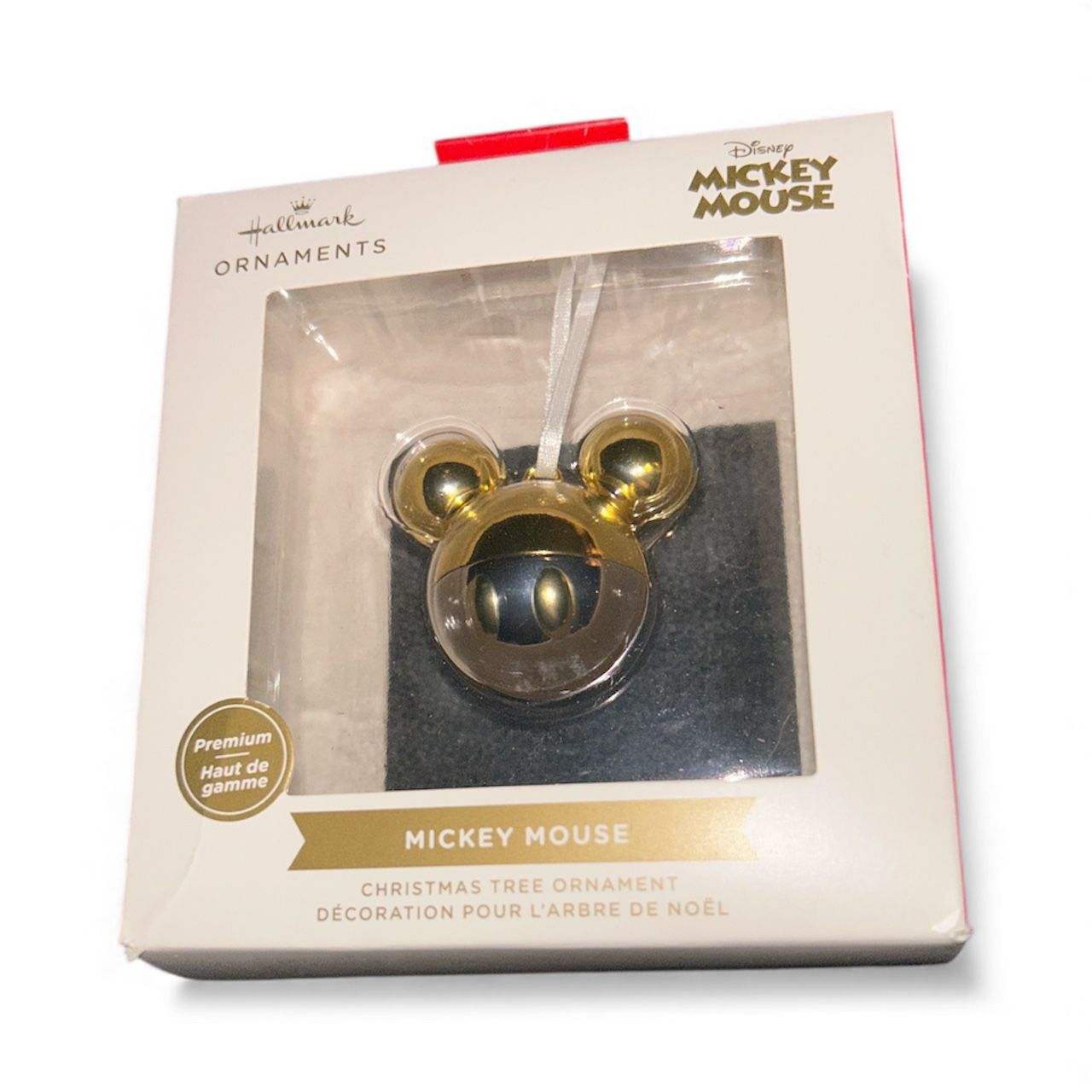 Hallmark Disney Mickey Mouse Ornament – Gold & Silver