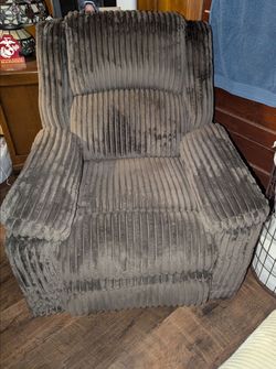 Corduroy recliner