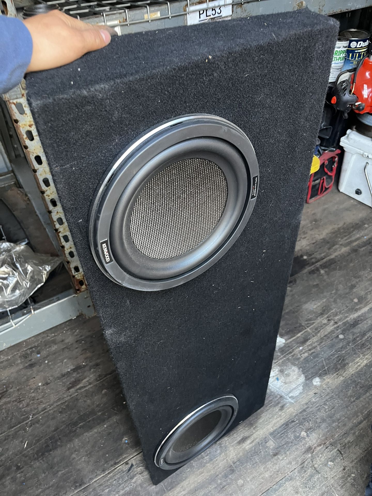 2 Kenwood 10’s Subwoofer And Box