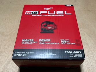 New Milwaukee M18 FUEL Li-Ion Brushless Jig Saw
