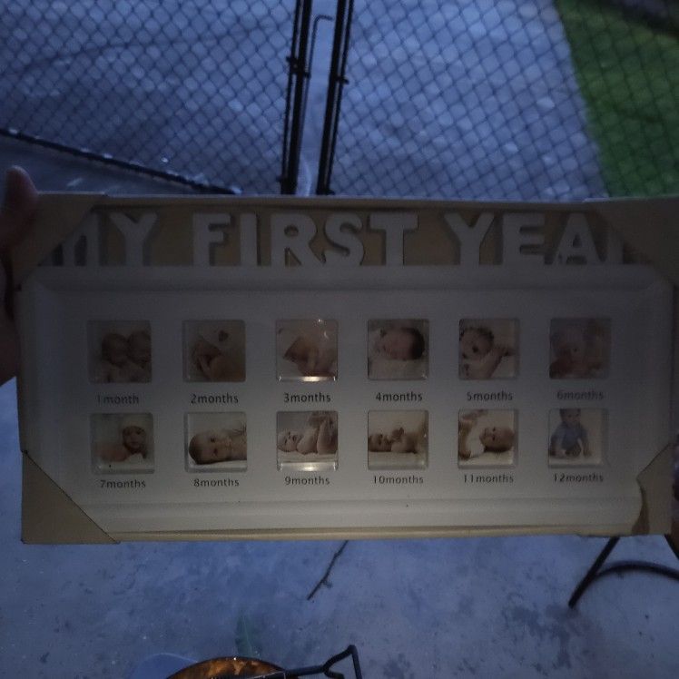 12 Month BABY PIC FRAMES