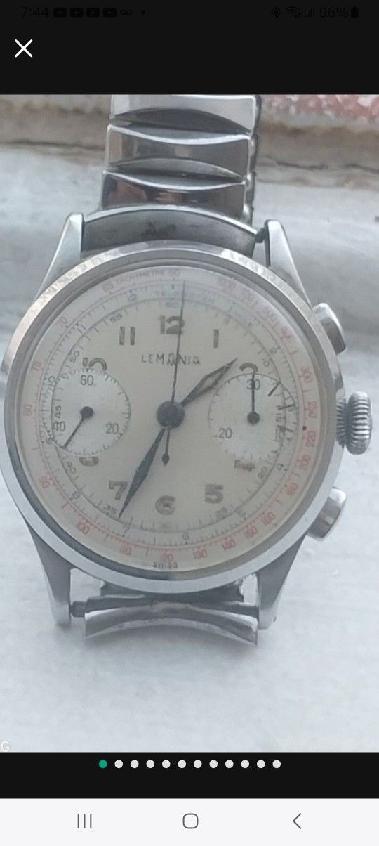 Lemania Vintage Watch