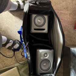 KRK Monitors With Case