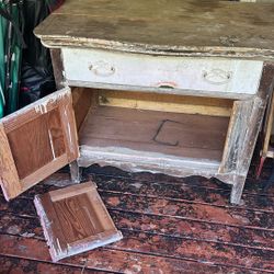 One Drawer, Two Door Cabinet
