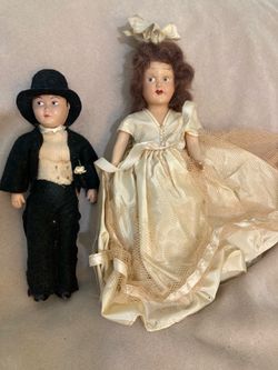 Vintage 1948 Duchess Doll Corp Complete 4-Piece Wedding Set