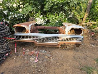 59 ford galaxie front clip  no hood.
