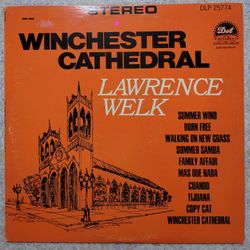 Lawrence Welk Winchester Cathedral 33RPM Vinyl Stereo LP 1966 Dot Records