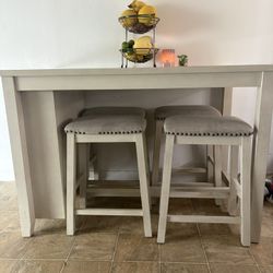 Bar height Table With Stool