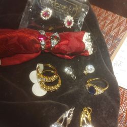 Assorted Colored Crystal /Zircon Jewelry. 