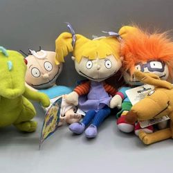 Rugrats 1997 Original Tag Nickelodeon Applause Bean Bag Plush Set of 5 Dolls -new old stock- sealed bag - $40.00 Coral Springs 33071