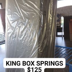 King BOX SPRINGS ONLY 