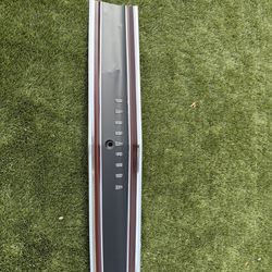 NEW MN2175 OER 1969 Plymouth Barracuda, Formula S; Rear Body Panel Molding; Die-Cast