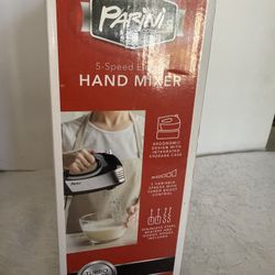 Parini 5 Speed Electric Hand Mixer Home Decor Kitchen Cooking Equipment tblbx1