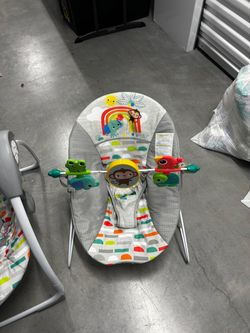 Portable bouncer and swing