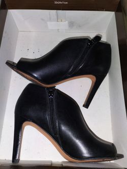 Franco Sarto Open Toe Booties