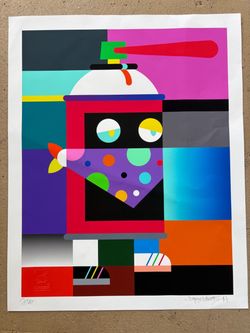 Doppeldenk Outsider Art Silkscreen Print