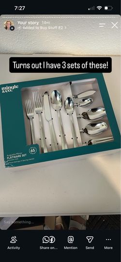 Silverware - serves 12, 65 pieces