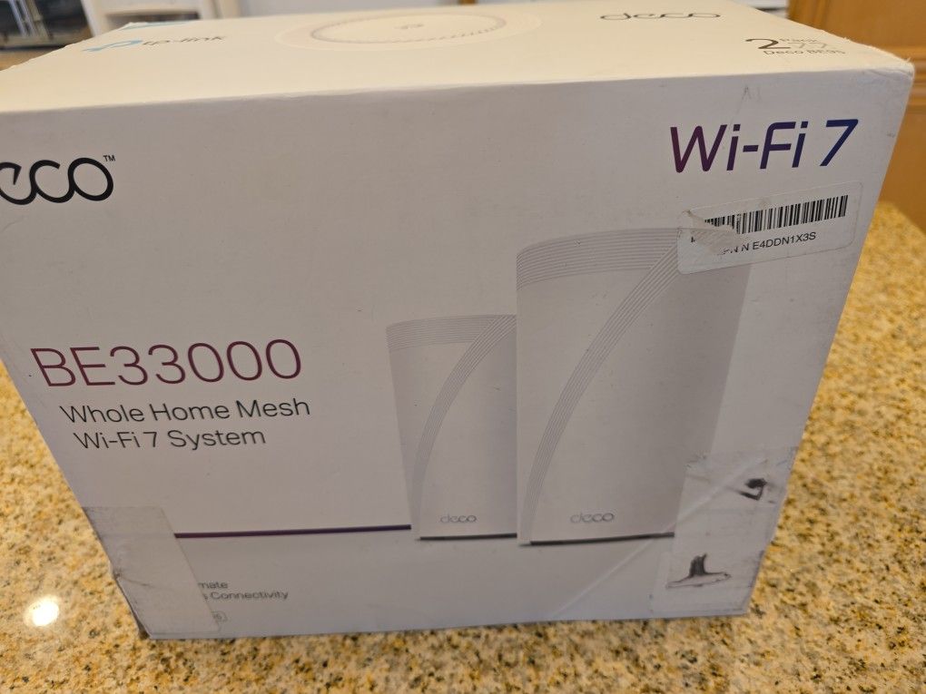 TP-Link Deco BE33000 Wi-Fi 7 Mesh Router (2pk) [LOT 2]