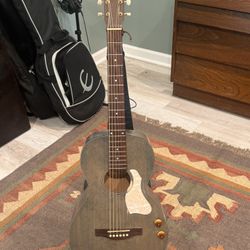 Art & Lutherie Roadhouse Denim Acoustic/Electric Guitar