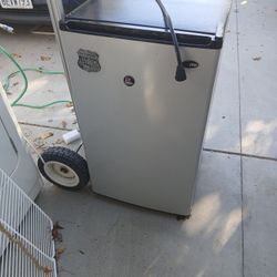 Silver Mini Fridge