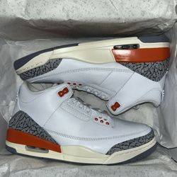 Jordan 3 Retro Georgia Peach Size 8.5