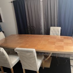 Soild table And Chairs 